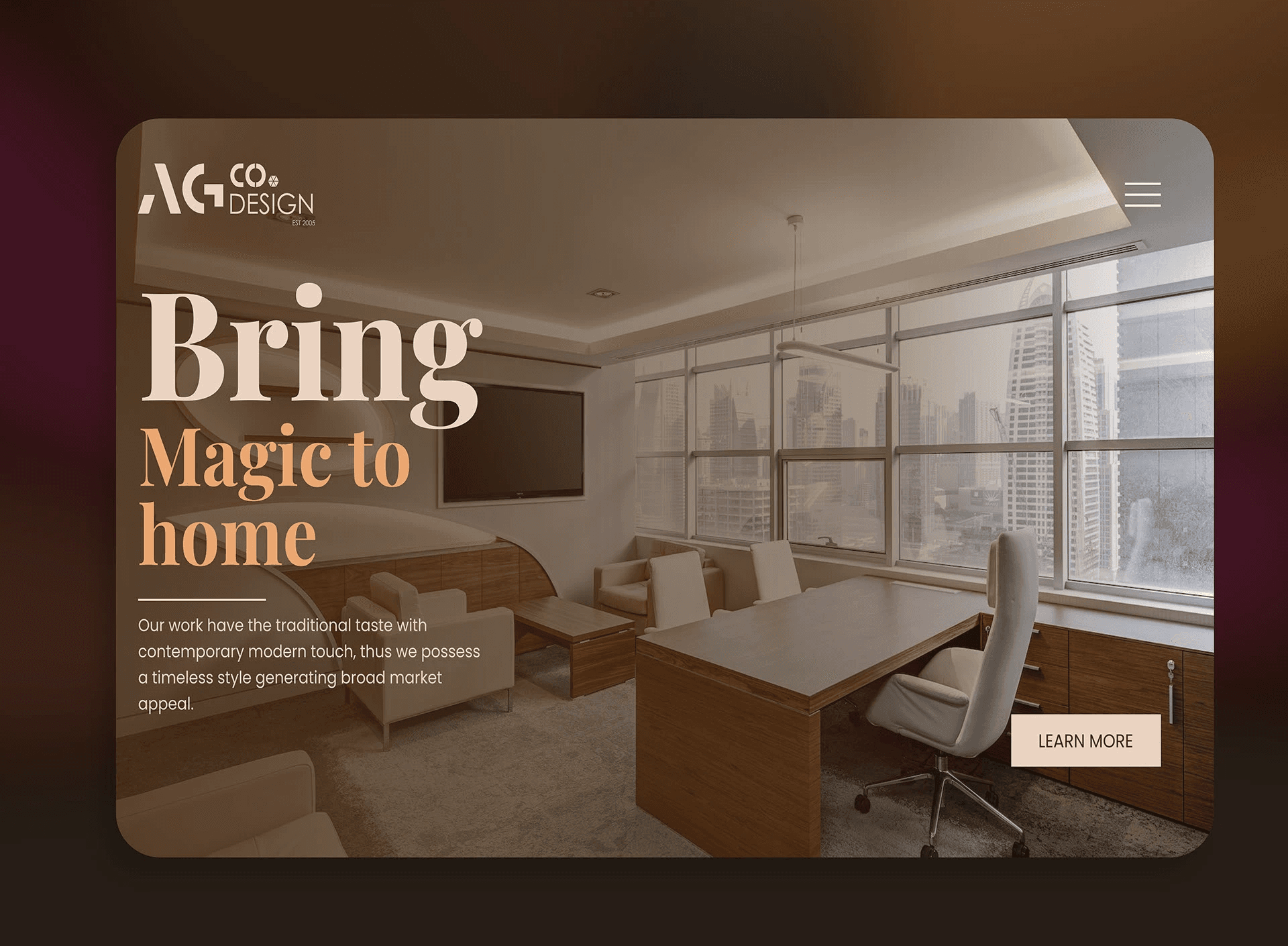 Furniture e‑commerce UI – product details