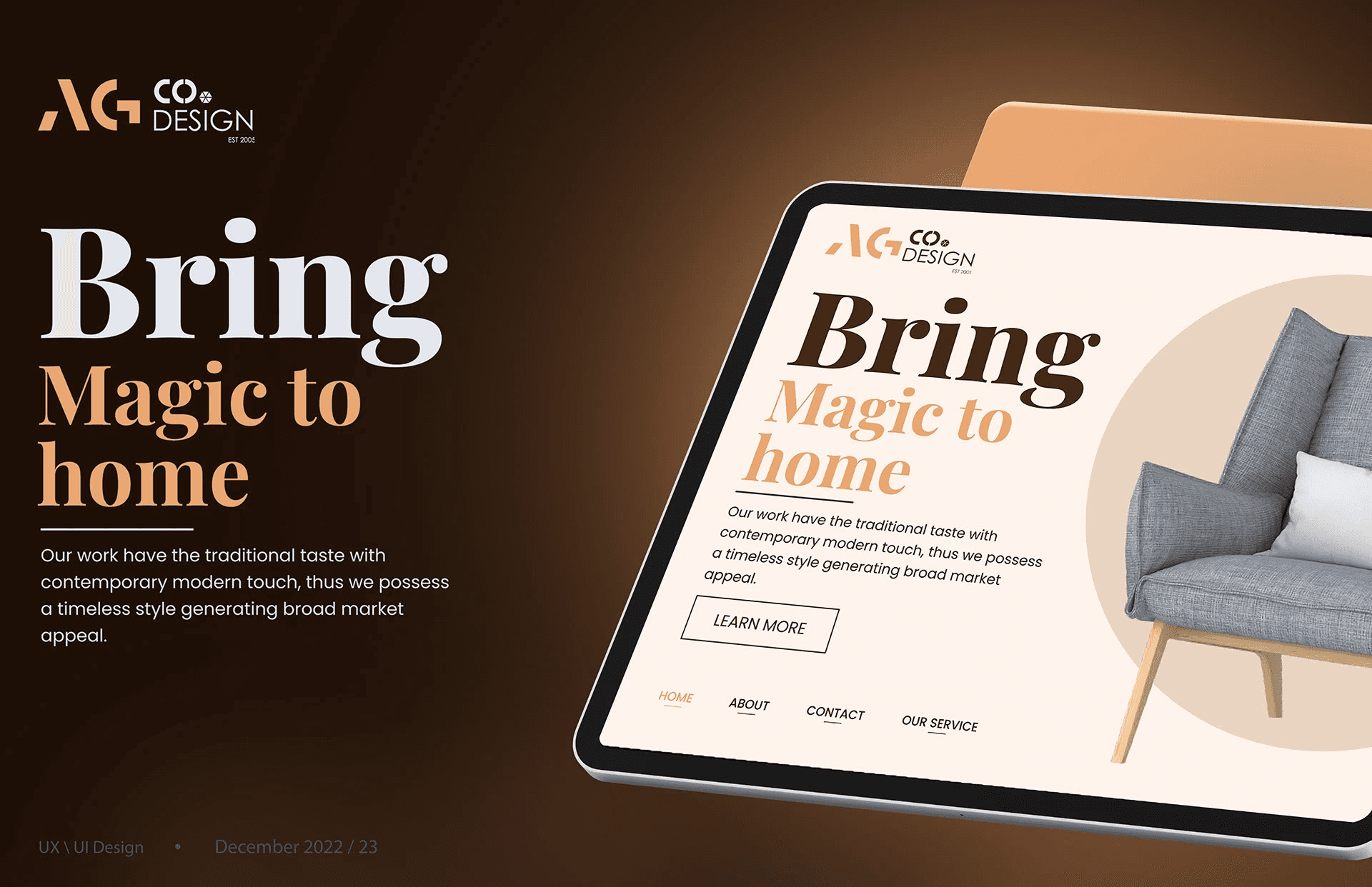 Furniture e‑commerce UI – cart/checkout